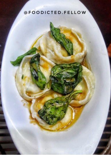Tortellini in burnt butter sauce Zen Panda Dehradun