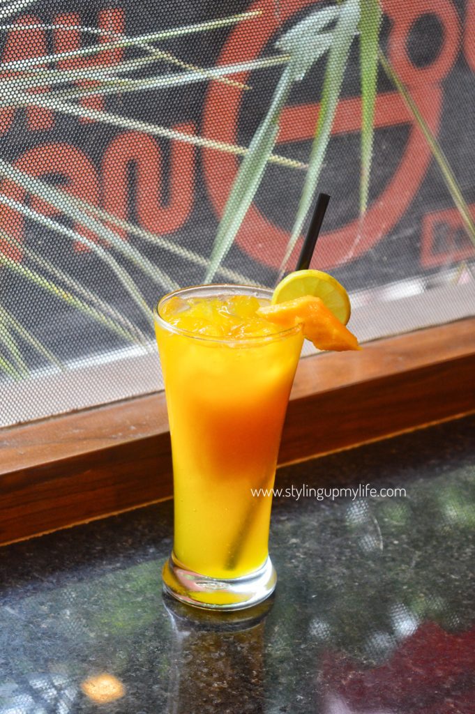 Mango cooler at My Hangouts, Southern Avenue