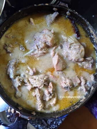 Chicken Rezala Step by step recipe