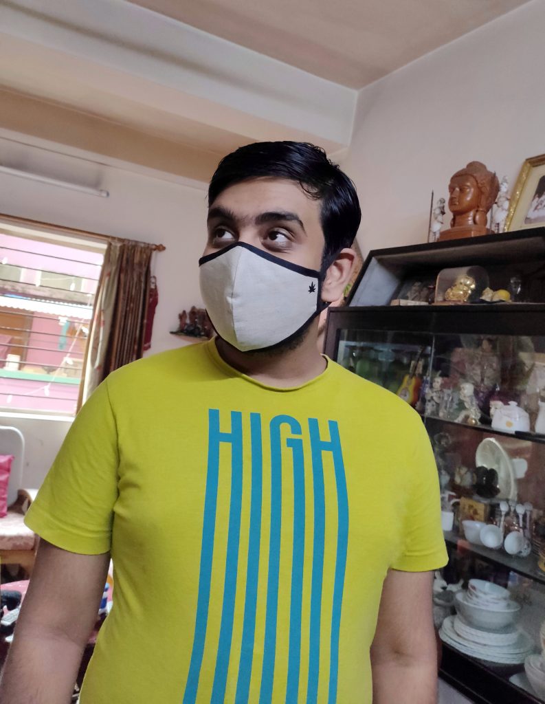 hemp mask, hemp foundation, vocal for local